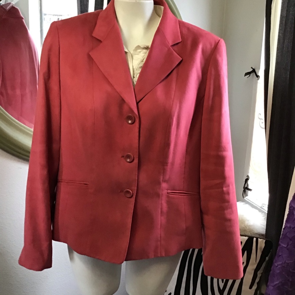 Talbots Vegan Suede Jacket